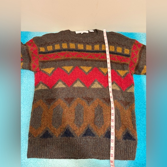 🔥Perry Ellis Vintage Hand Knit Pattern Sweater🔥 - Picture 4 of 5